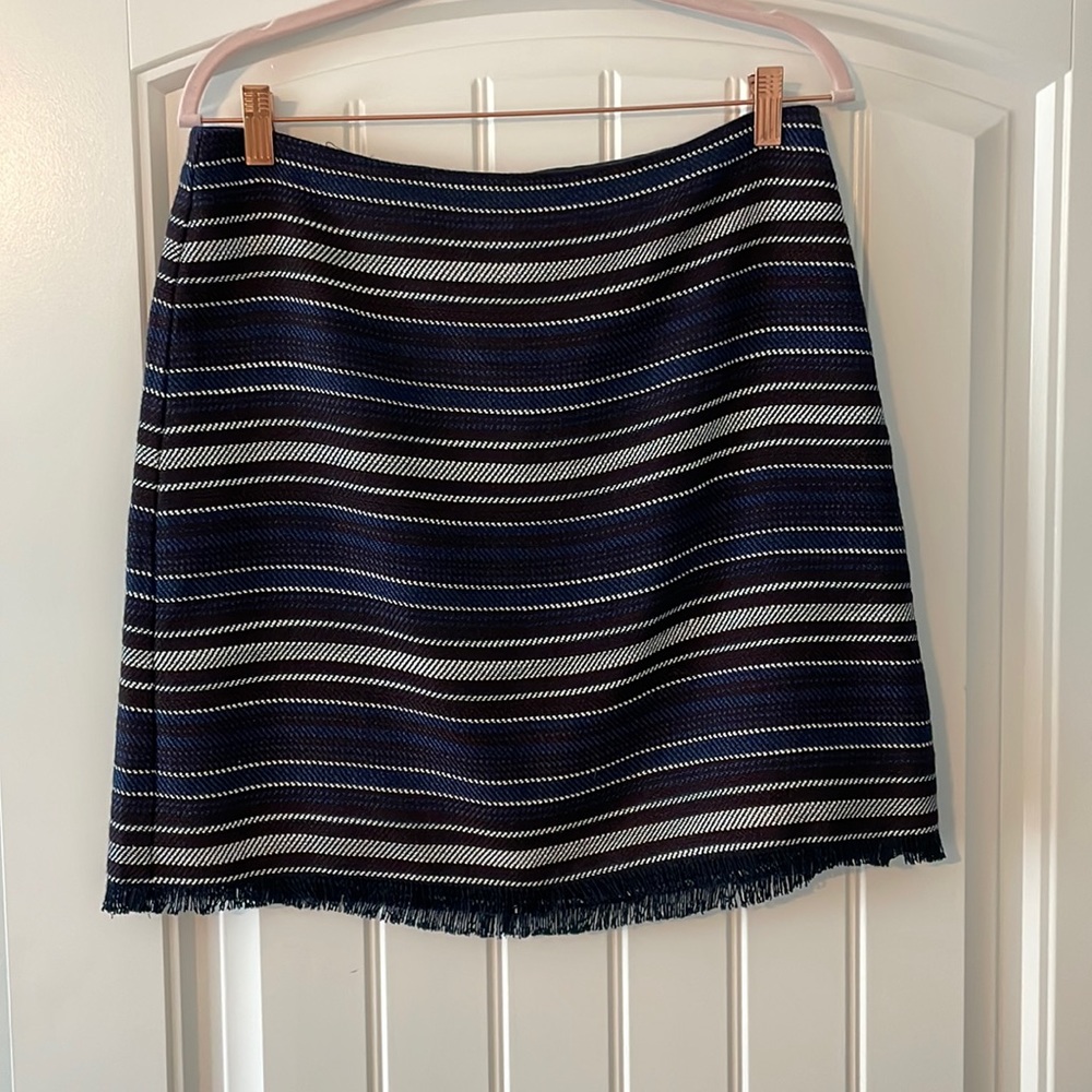 Loft Striped Skirt, Size 12